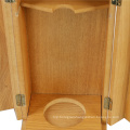 DS Customized Wood Packaging Box Double Door Single Bottle Wine Storage Box Wine Gift Box